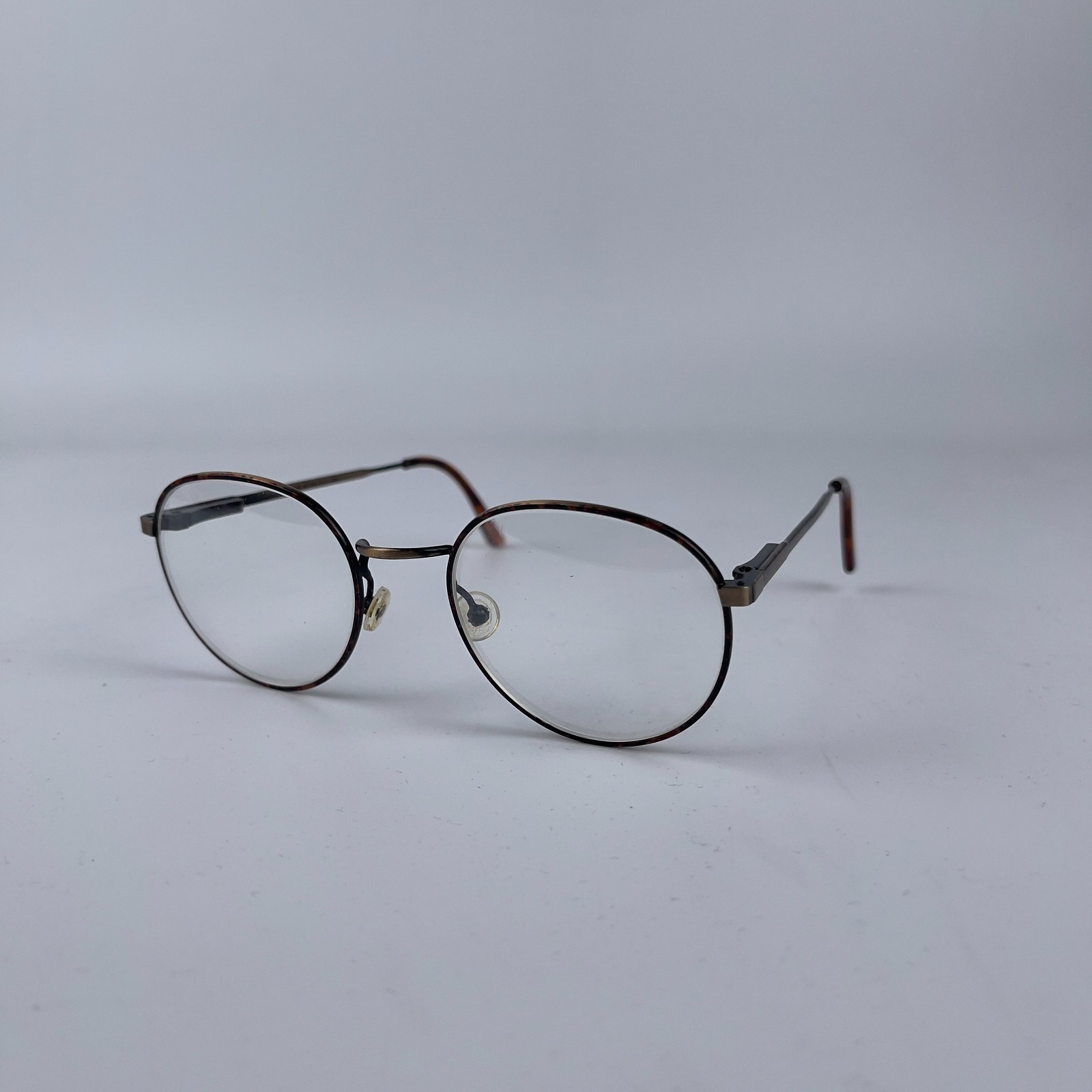 Logo Paris Lm915 Women's Eyeglasses Frame Black Round Full Rim 51-21-140